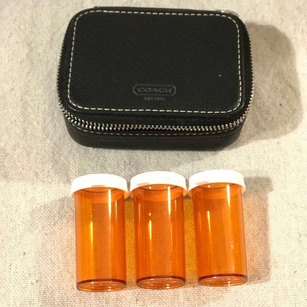 Coach Travel Pill Box